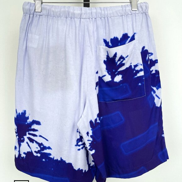 Dries Van Noten: EU46 Piper Psychedelic Palm Len Lye Print Graphic Short SS21 - Picture 11 of 13